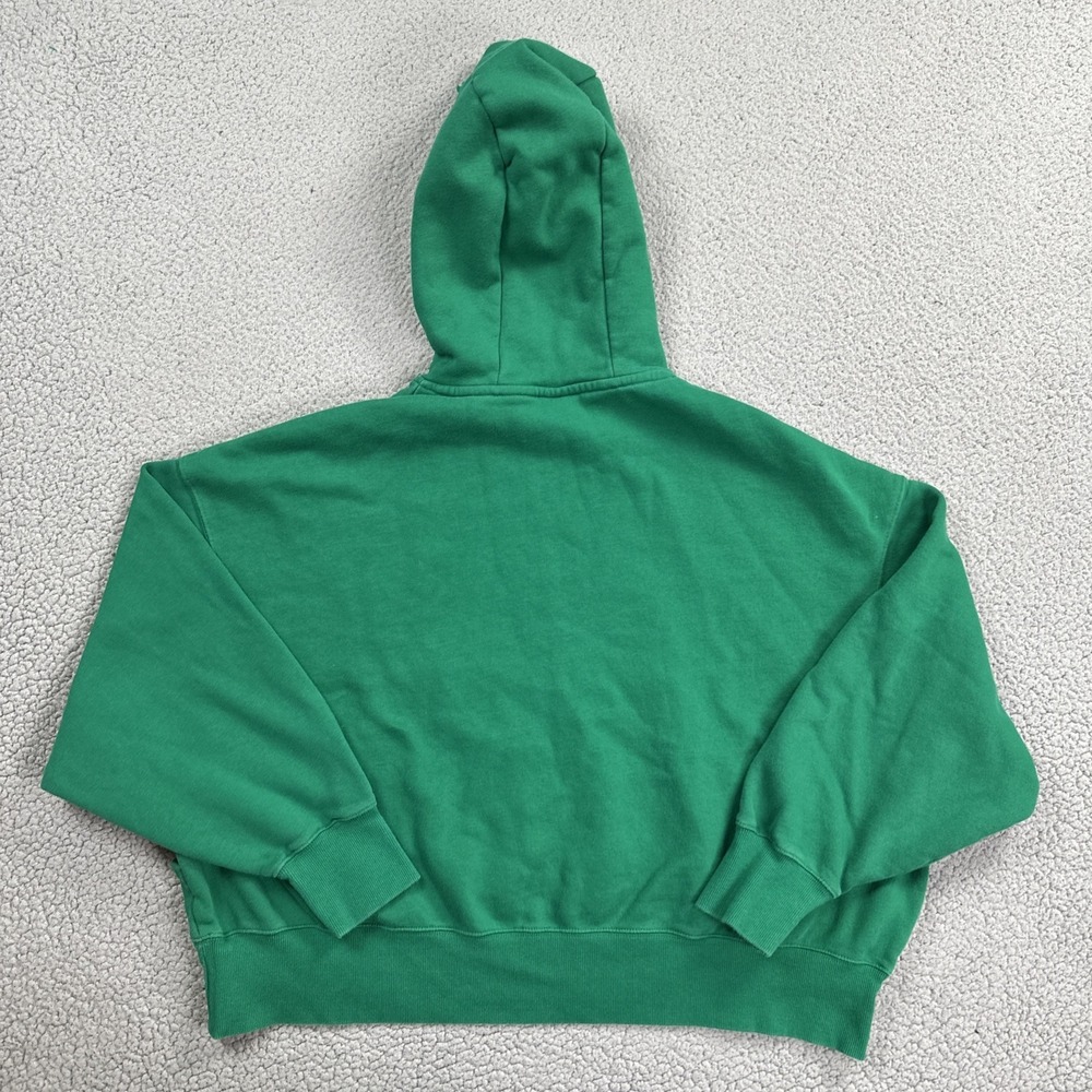 Nike Center Swoosh Phoenix Fleece Hoodie Women Medium Green Logo DQ5858-365 - Picture 12 of 16